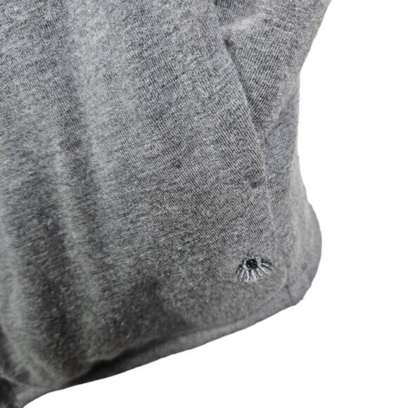 Ugg Faux Shearling Shawl Cardigan Size Medium Heather Gray Cream Ivory - Picture 7 of 16